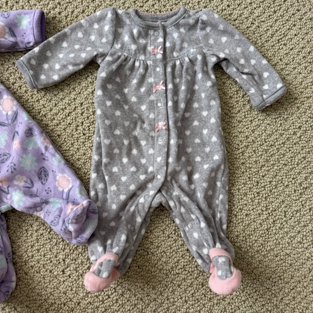 Fleece One Piece Footies Bundle - Picture 3 of 8